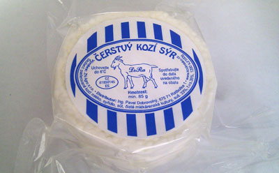 Čerstvý kozí sýr